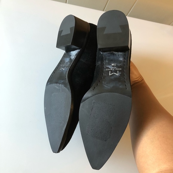 *MARC FISHER Unisex Chelsea Pointy Western Suede Bootie Women’s Size 7.5 Booties - Picture 8 of 11